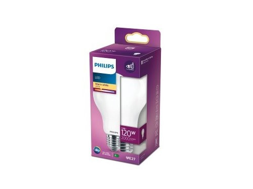 Foto van Philips LED GLS E27 13-120W 2700K filament mat blister Philips LED GLS E27 13-120W 2700K filament mat blister