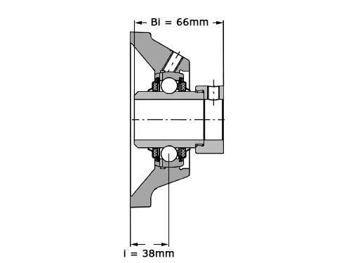 Foto van INA Lagerblok Vierkant TCJ70 (70mm) INA Lagerblok Vierkant TCJ70 (70mm)