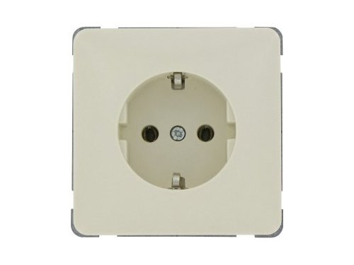 Foto van PEHA CREME inbouw stopcontact wcd RA PEHA CREME inbouw stopcontact wcd RA