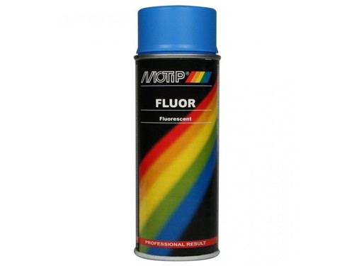 Motip Spuitbus Fluor Blauw 400ml