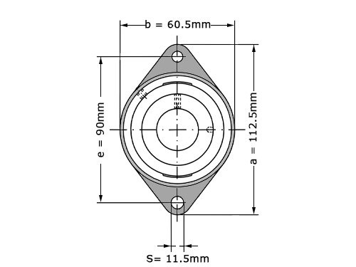 Foto van INA Lagerblok Ovaal RCJTZ20 (20mm) INA Lagerblok Ovaal RCJTZ20 (20mm)
