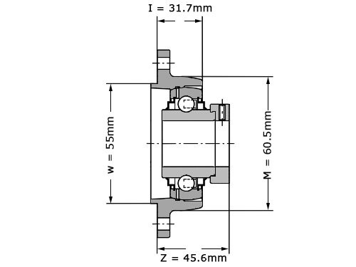 Foto van INA Lagerblok Ovaal RCJTZ20 (20mm) INA Lagerblok Ovaal RCJTZ20 (20mm)