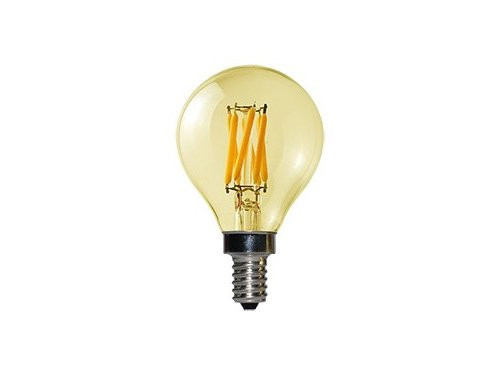 LED kogel E14 3-30W 2200K filament gold dimbaar