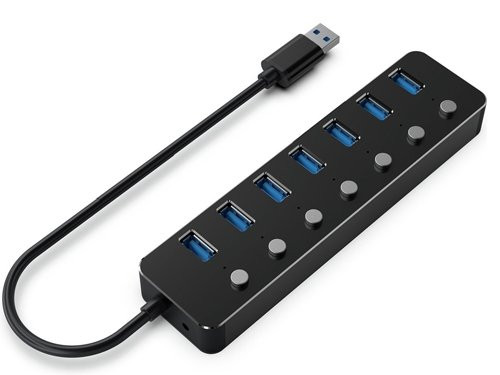 USB 3.1 hub 7 poorts