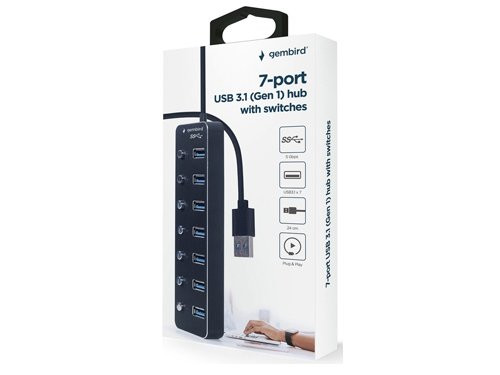 USB 3.1 hub 7 poorts