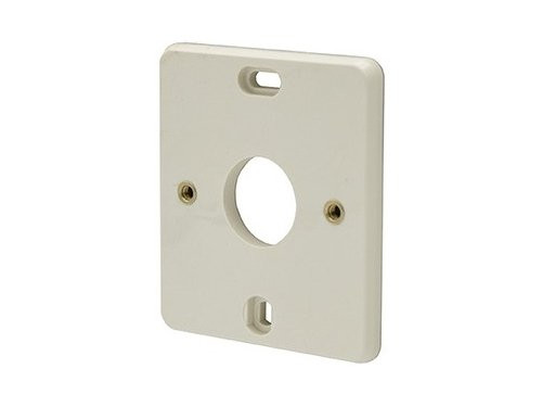 Montageplaat perilex opbouw creme met gat Power