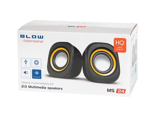 Speakerset 2.0 voor computer 2x3W