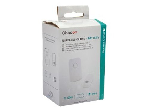 Foto van Draadloze deurbel set 120m wit Draadloze deurbel set 120m wit