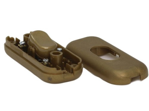 Snoerschakelaar brons 3A