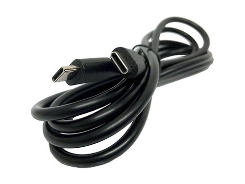 USB-C snellader-laptopvoeding 60W USB + USB-C  zwart