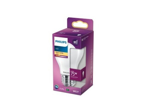 Foto van Philips LED GLS E27 8,5-75W 2700K filament mat blister Philips LED GLS E27 8,5-75W 2700K filament mat blister