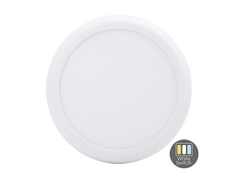 LED panel downlighter wit 12-18W Tri-White IP44