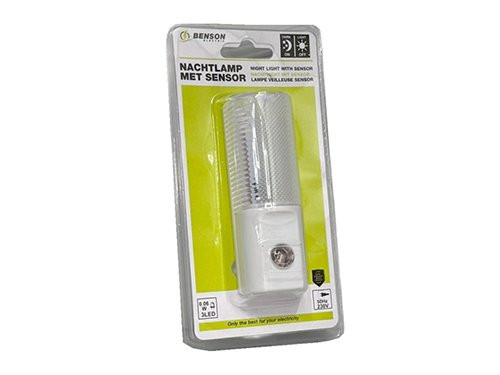 LED nachtlamp met schemerschakelaar 3led