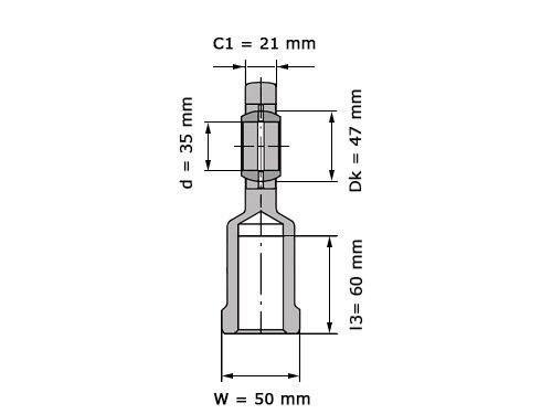 Foto van INA Stangkop GIR35 DO 2RS (35x82x25mm) INA Stangkop GIR35 DO 2RS (35x82x25mm)