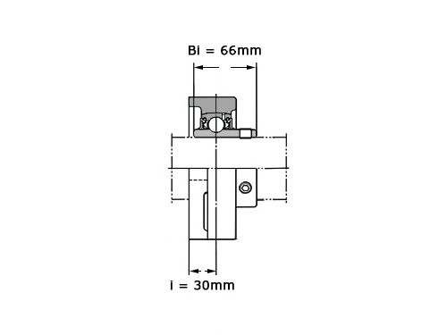 JTEKT - Koyo Lagerblok Ovaal UCFL311 J (55mm)