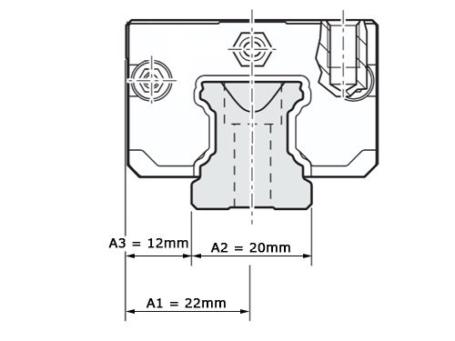 Bosch Rexroth Kogelwagen Super Koolstofstaal KWD-020-SKS-C0-N-1 Zonder Kogelketting