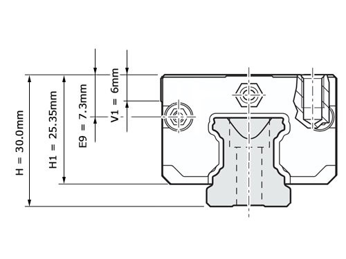 Bosch Rexroth Kogelwagen Super Koolstofstaal KWD-020-SKS-C0-N-1 Zonder Kogelketting