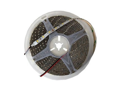 LED strip flex 5m 3528 12V IP65 warm wit 3000K 60leds 4.8W per meter