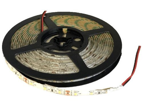 LED strip flex 5m 3528 12V IP65 warm wit 3000K 60leds 4.8W per meter