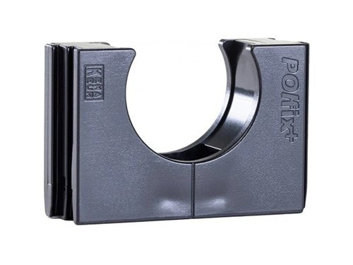 Foto van Klembeugel PVC 3/4 (19mm) koppelbaar zwart per stuk Klembeugel PVC 3/4 (19mm) koppelbaar zwart per stuk