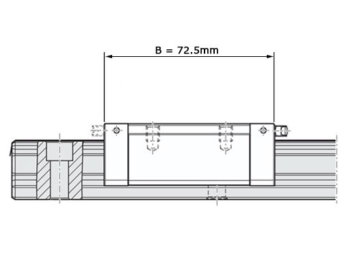 Foto van Bosch Rexroth Kogelwagen Koolstofstaal KWC-020-SNN-C1-H-2 Zonder Kogelketting Bosch Rexroth Kogelwagen Koolstofstaal KWC-020-SNN-C1-H-2 Zonder Kogelketting