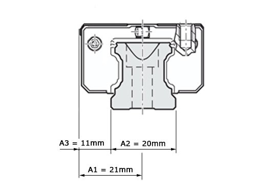 Foto van Bosch Rexroth Kogelwagen Koolstofstaal KWC-020-SNN-C1-H-2 Zonder Kogelketting Bosch Rexroth Kogelwagen Koolstofstaal KWC-020-SNN-C1-H-2 Zonder Kogelketting