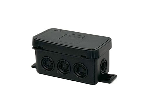 Kabeldoos IP54 zwart smal 80x45x41mm
