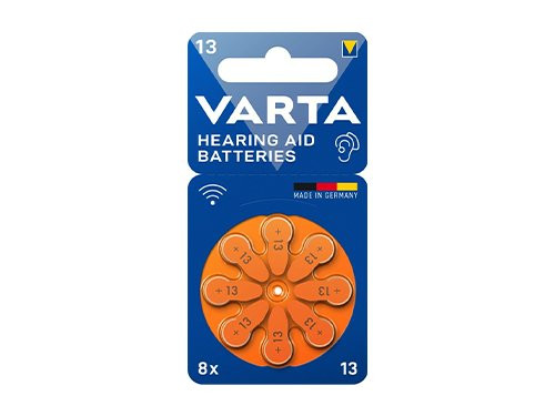 Foto van Varta gehoor batterij V13 blister(8) Varta gehoor batterij V13 blister(8)