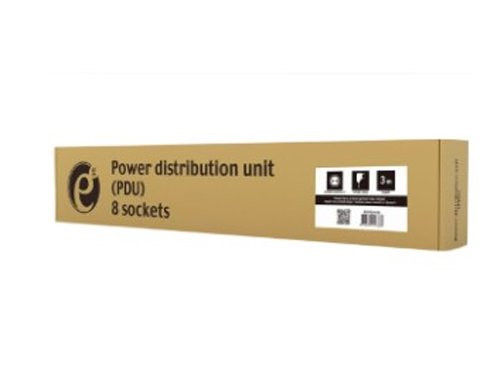 TCD RA 8V 3m zwart ALU prof - rack montage