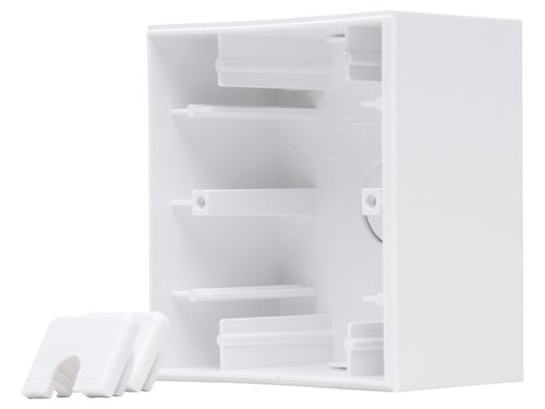 Foto van Kopp HK07 PURE mat wit 1 voudig opbouwdoos Kopp HK07 PURE mat wit 1 voudig opbouwdoos