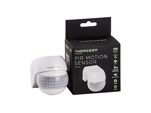 Foto van Bewegingsmelder IR opbouw wand 180 graden IP44 verstelbaar wit Bewegingsmelder IR opbouw wand 180 graden IP44 verstelbaar wit