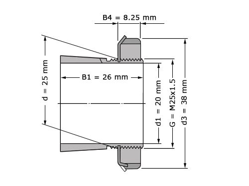 FAG Trekbus H205 (20x38x26mm)