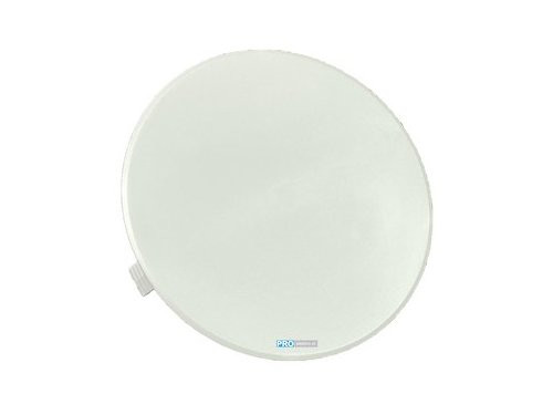 Blindplaat rond met klemmen wit 95mm