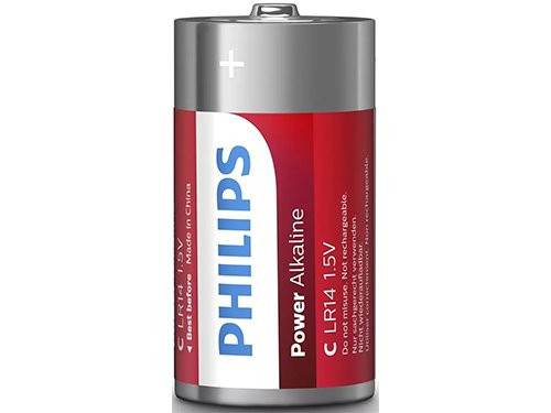 Foto van Philips Power Alkaline batterij C blister(2) Philips Power Alkaline batterij C blister(2)