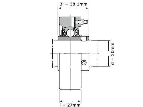 Foto van JTEKT - Koyo Lagerblok Rond UCC206 J (30mm) JTEKT - Koyo Lagerblok Rond UCC206 J (30mm)