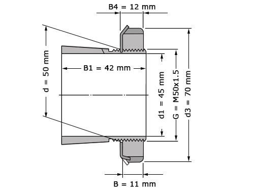 SKF Trekbus H310 (45x70x42mm)