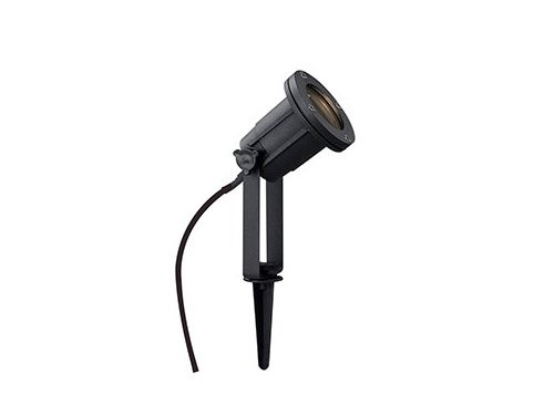 Foto van Tuinspot op spie zwart GU10 40cm 1.8m snoer Tuinspot op spie zwart GU10 40cm 1.8m snoer