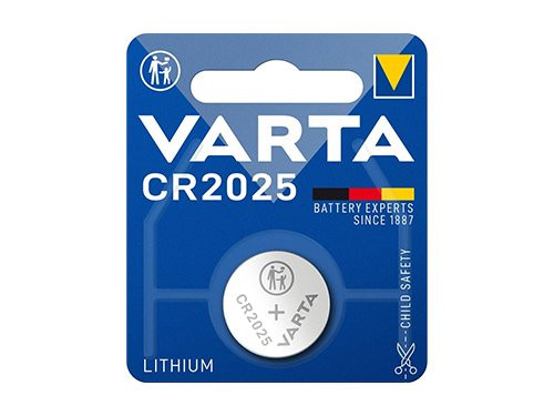 Foto van Varta CR2025 lithium knoopcel batterij 3V blister(1) Varta CR2025 lithium knoopcel batterij 3V blister(1)