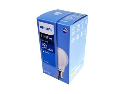 Foto van Philips LED GLS E27 4,5-40W 2700K filament mat Philips LED GLS E27 4,5-40W 2700K filament mat