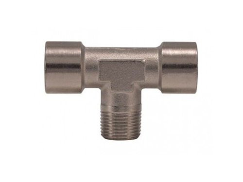 Foto van T-STUK 2X1/2"I X 1/2"U MESSING VERNIKKELD T-STUK 2X1/2"I X 1/2"U MESSING VERNIKKELD