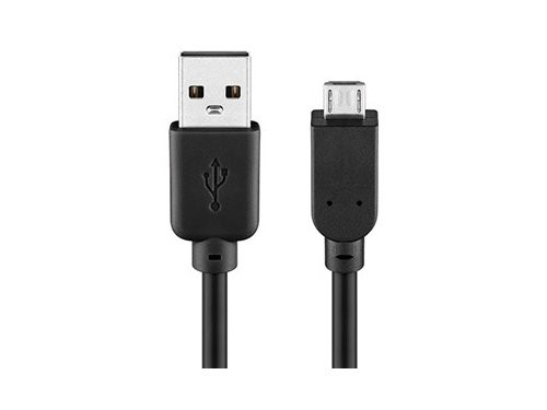 USB - USB-micro laadkabel 1m zwart