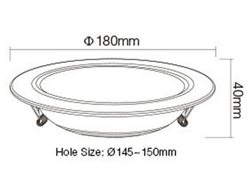 Foto van RGB-CCT LED Downlighter 12W wit RGB-CCT LED Downlighter 12W wit