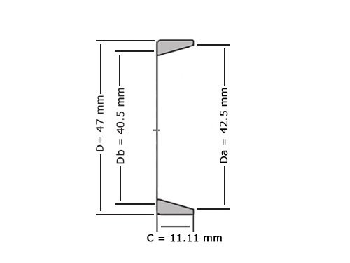 NTN Kegellager 4T-05185 (0x47x0mm)