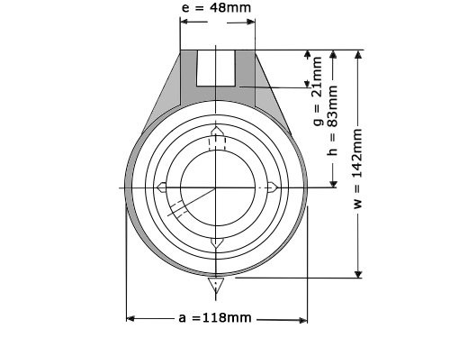 Foto van NSK Lagerblok Span UCHB210 (50mm) NSK Lagerblok Span UCHB210 (50mm)