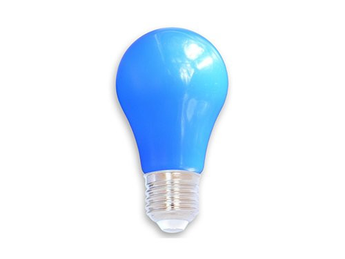 LED normaallamp GLS E27 blauw 2W