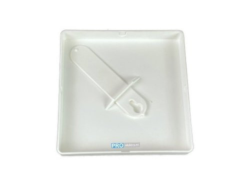 Plafondplaat vierkant wit 110mm