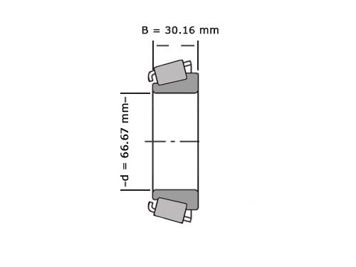 SKF Kegellager 39590 Q (66.68x112.7x32.1mm)