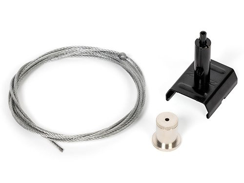 Ophangset tbv. rail 3-fasen 1,5m zwart