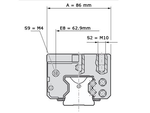 Foto van Bosch Rexroth Rollenwagen Koolstofstaal RWD-045-SLH-C3-P-2 - DS Bosch Rexroth Rollenwagen Koolstofstaal RWD-045-SLH-C3-P-2 - DS