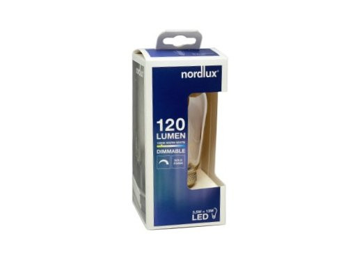 Nordlux LED ST64 E27 3,5-12W 1800K retro deco gold dimbaar